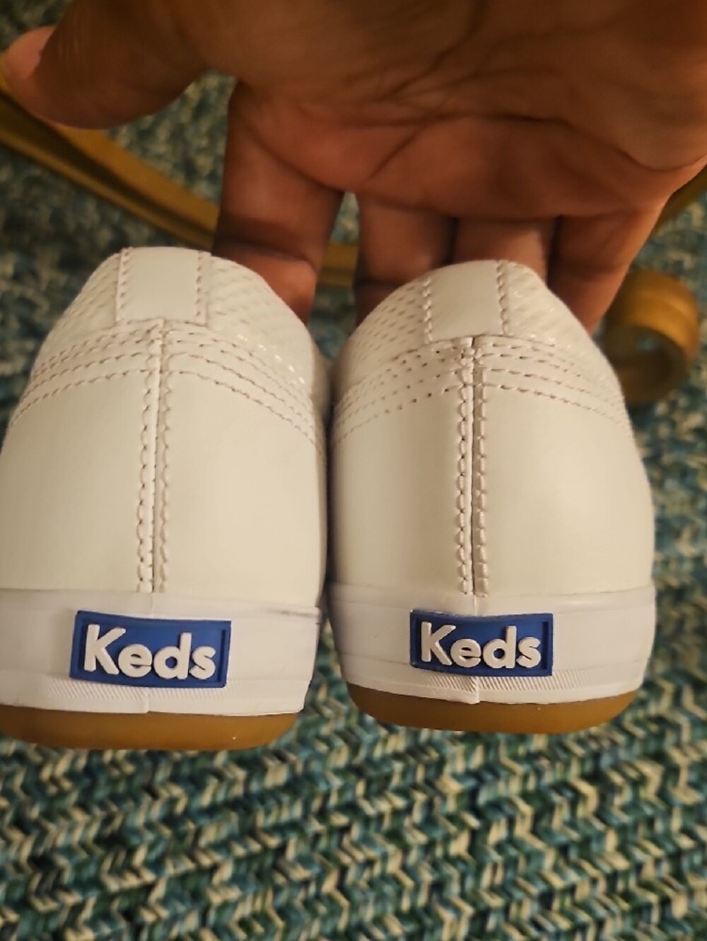 Keds White Lace-Up Dream Foam Casual Sneakers - Picture 5 of 12